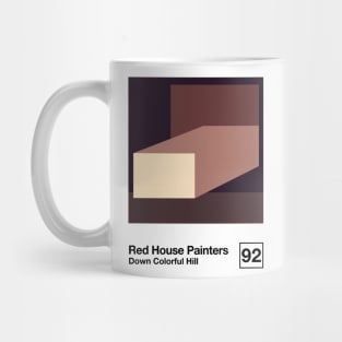 Down Colorful Hill / Minimalist Style Graphic Poster Design Mug